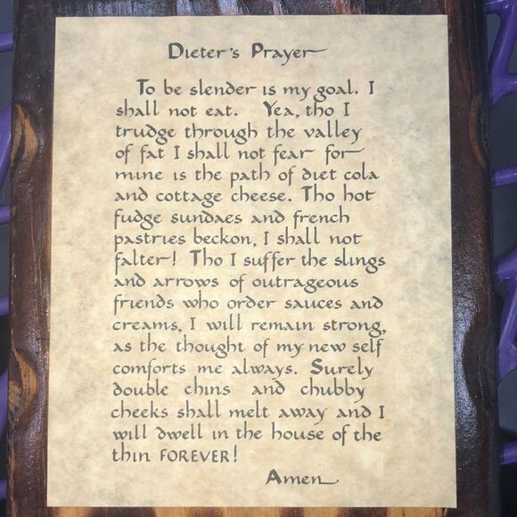 Vintage Dieter’s Prayer Hand Carved Wooden - Picture 1 of 9